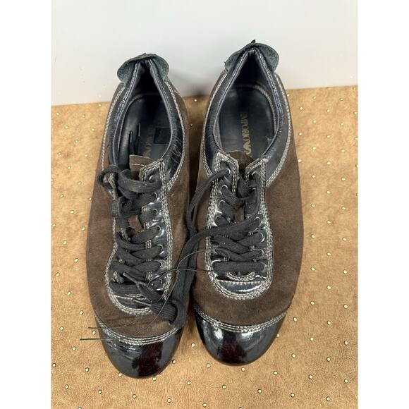 Men's Emporio Armani Suede Shoes/sneakers XEU643 XAF67 EU‎ Size 43 - Picture 2 of 9
